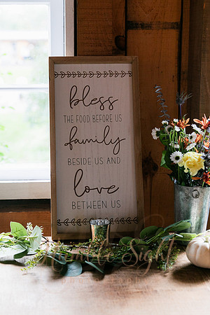 Fall wedding celebration in rural Maine