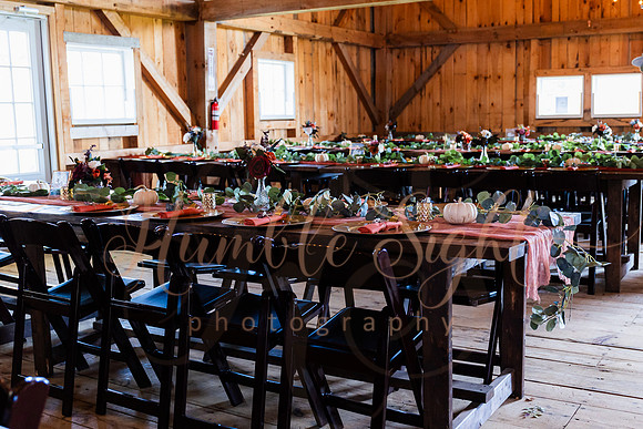 Bride and groom laughing during Maine wedding reception