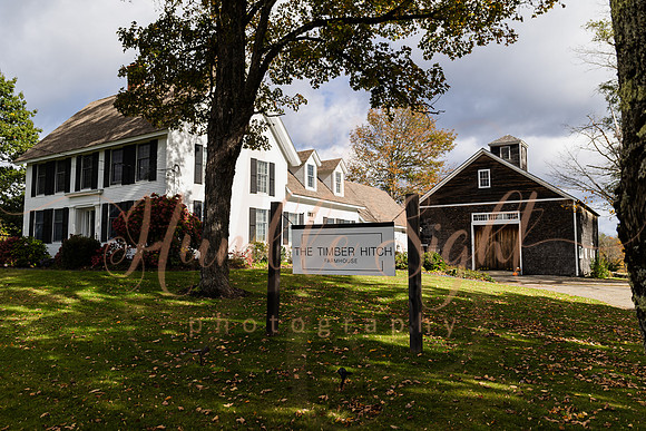 Joyful wedding party at Sangerville Maine venue