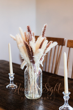 October wedding ceremony at Timber Hitch Farmhouse Maine