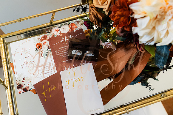 Emotional wedding ceremony at Timber Hitch Farmhouse