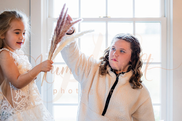 Emotional wedding ceremony at Timber Hitch Farmhouse