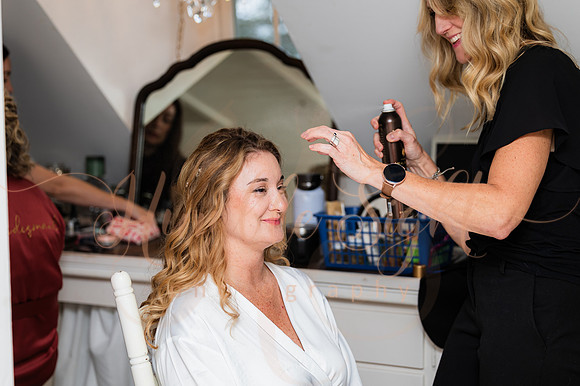 Emotional wedding ceremony at Timber Hitch Farmhouse