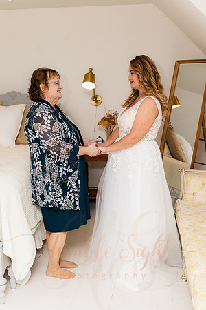 Fall wedding celebration in rural Maine