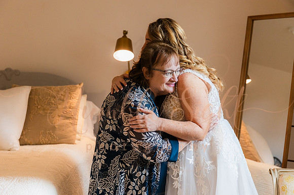 Joyful wedding party at Sangerville Maine venue