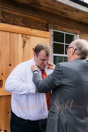 Fall wedding celebration in rural Maine
