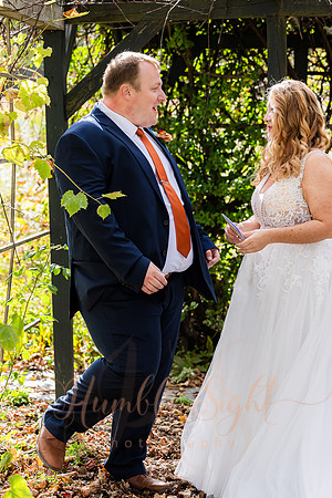 Bride and groom portraits at Sangerville Maine wedding venue