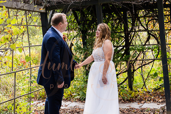Bride and groom laughing during Maine wedding reception
