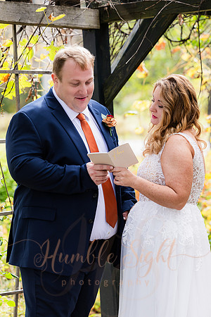 Blended family wedding ceremony with daughters in Maine