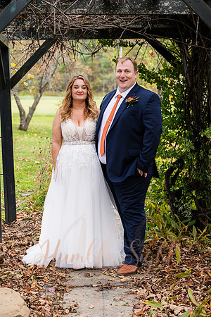 Fall wedding celebration in rural Maine