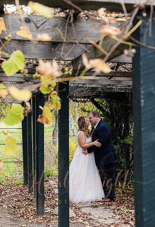 Blended family wedding ceremony with daughters in Maine