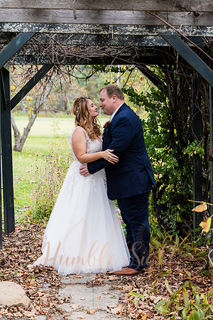 Emotional wedding ceremony at Timber Hitch Farmhouse