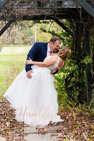 Fall wedding celebration in rural Maine