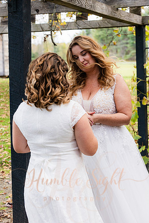 Bride and groom portraits at Sangerville Maine wedding venue