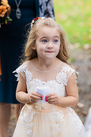 Fall wedding celebration in rural Maine