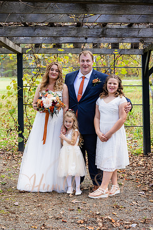 Joyful wedding party at Sangerville Maine venue