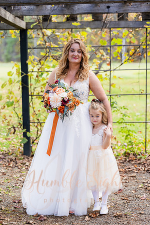 Emotional wedding ceremony at Timber Hitch Farmhouse