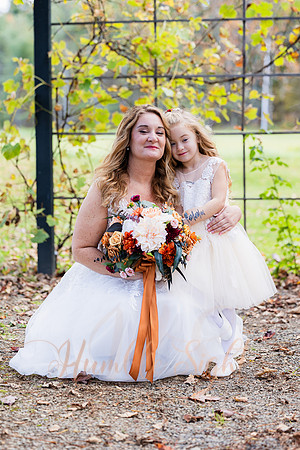 Fall wedding celebration in rural Maine
