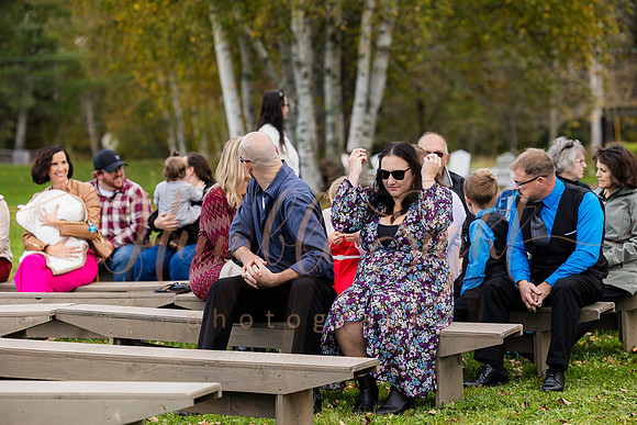Joyful wedding party at Sangerville Maine venue