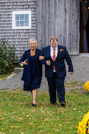 Blended family wedding ceremony with daughters in Maine