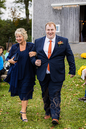 Bride and groom portraits at Sangerville Maine wedding venue