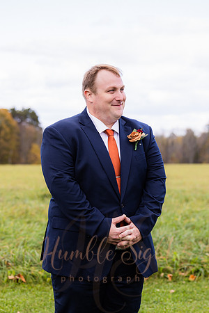 Fall wedding celebration in rural Maine