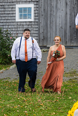 Joyful wedding party at Sangerville Maine venue
