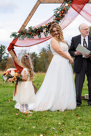 Packed dance floor at Maine farmhouse wedding reception
