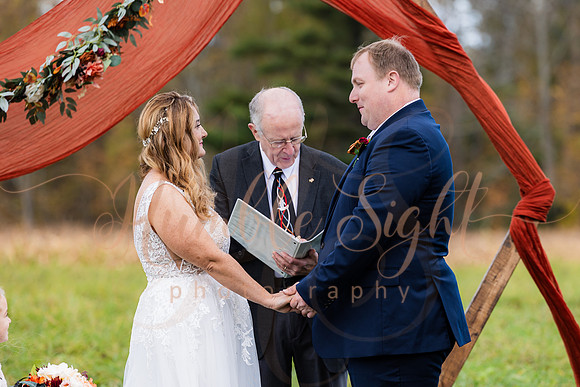 Joyful wedding party at Sangerville Maine venue