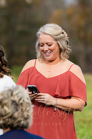 Joyful wedding party at Sangerville Maine venue