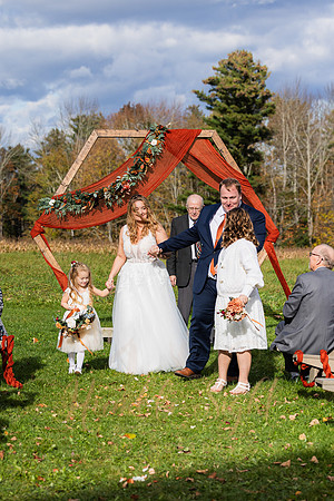 Andrew and Nicole Walker wedding at Timber Hitch Farmhouse in Sangerville Maine