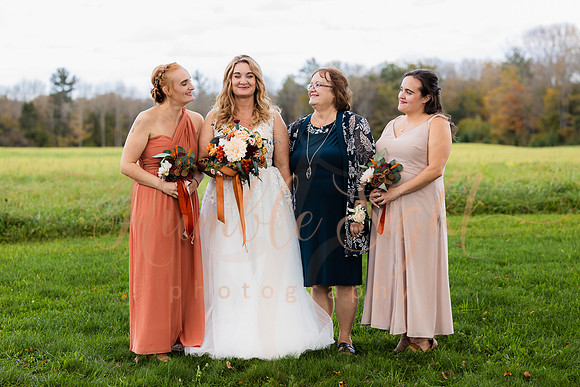 Bride and groom portraits at Sangerville Maine wedding venue