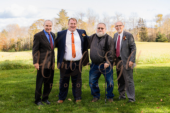 Emotional wedding ceremony at Timber Hitch Farmhouse