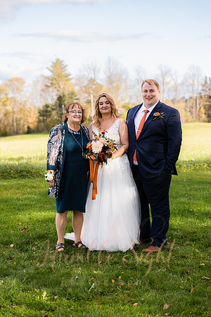 Bride and groom portraits at Sangerville Maine wedding venue