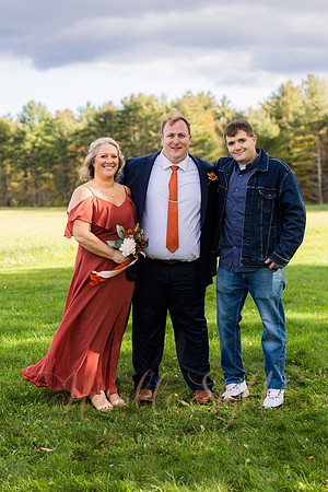 Joyful wedding party at Sangerville Maine venue