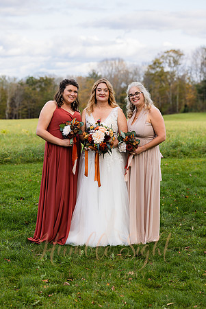 Fall wedding celebration in rural Maine