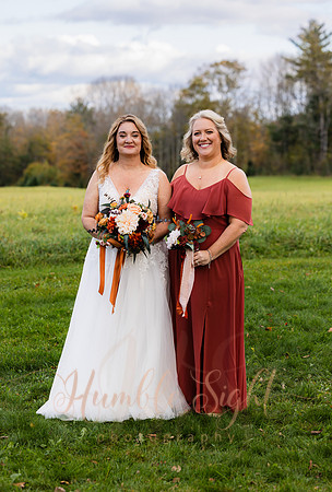 Packed dance floor at Maine farmhouse wedding reception