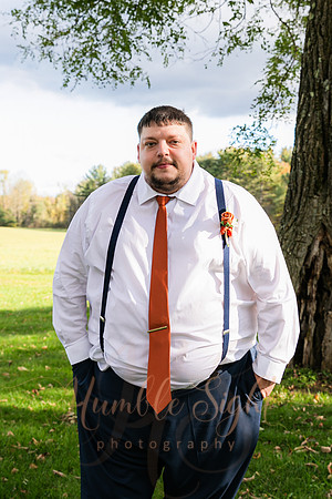 Emotional wedding ceremony at Timber Hitch Farmhouse