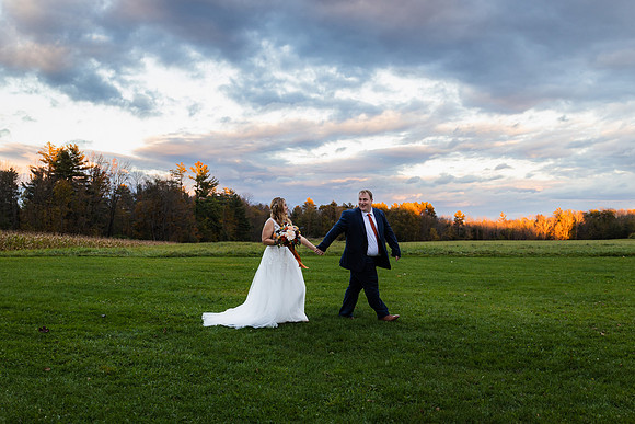 The Timber Hitch Farmhouse Sangerville Maine Fall wedding