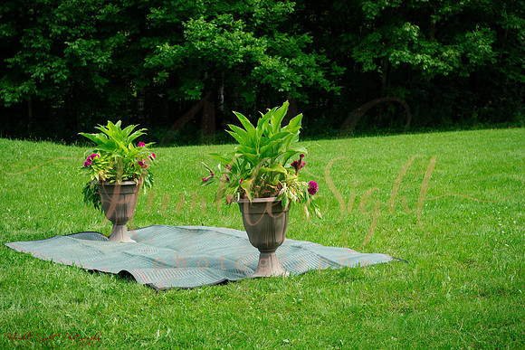 Central Maine private home wedding