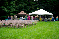 Dexter Maine wedding photographer backyard ceremony