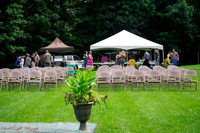 Sprague backyard wedding in Dexter Maine