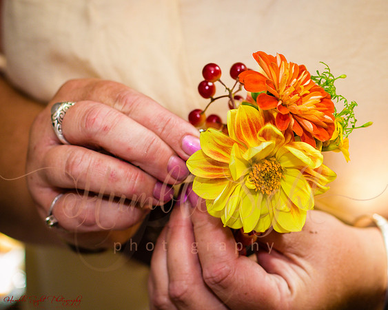 Summer backyard wedding in rural Maine