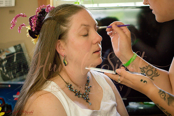 Sprague backyard wedding in Dexter Maine