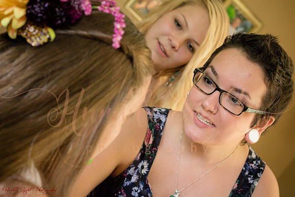 Family-focused wedding celebration in central Maine