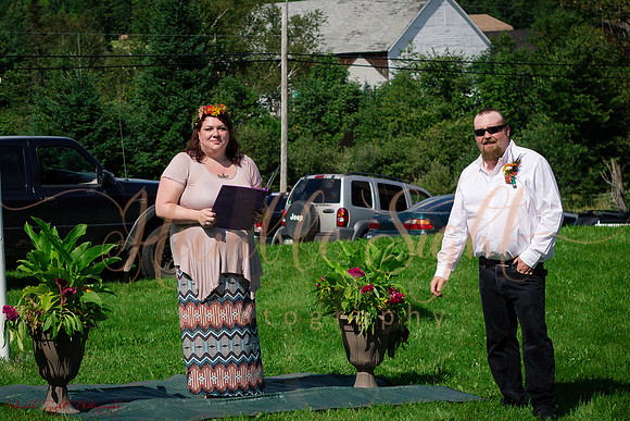 Small Maine wedding with close family and friends