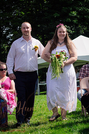 Central Maine private home wedding