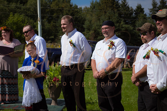 Family-focused wedding celebration in central Maine