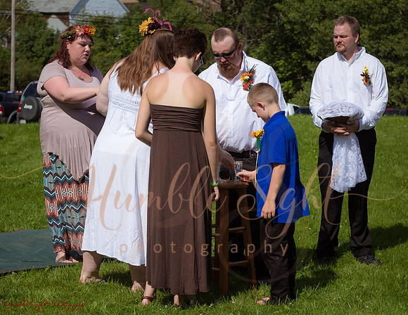 Family-focused wedding celebration in central Maine