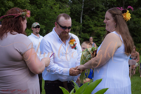 Small Maine wedding with close family and friends